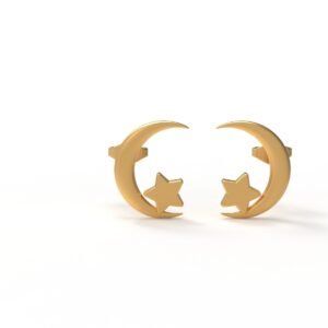 Moonlit Star Earrings