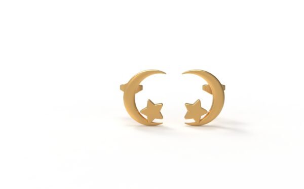 Moonlit Star Earrings