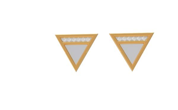 Funky Triangle Earrings