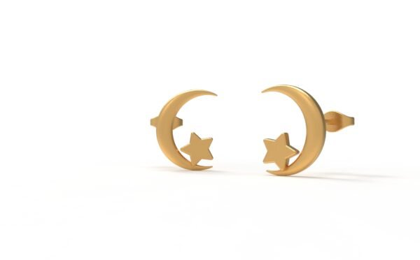 Moonlit Star Earrings - Image 2