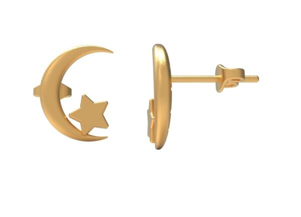 Moonlit Star Earrings - Image 3